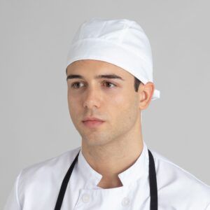 Bandana pirata para cocina blanco SAGER - OFERTA 2X1
