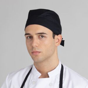 Bandana pirata para cocina negro SAGER - OFERTA 2X1