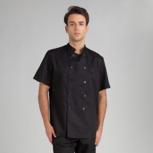 Chaqueta cocina Unisex negro CONFECCIONES ESTE - OFERTA 2X1