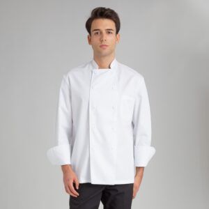 Chaqueta cocina hombre blanco MONZA 4103 - OFERTA 2X1
