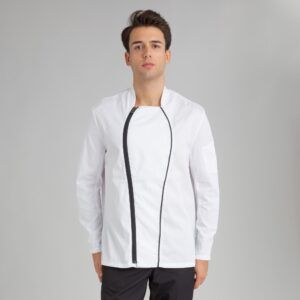 Chaqueta cocina Unisex blanco MONZA 4120 - OFERTA 2X1