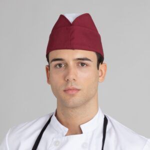 Gorro cocina barco granate CONFECCIONES ESTE - OFERTA 2X1