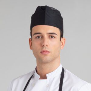 Gorro cocina barco negro VALENTO - OFERTA 2X1