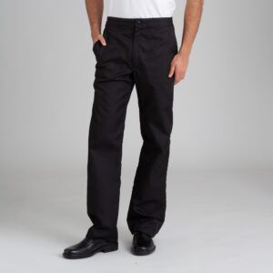 Pantalón cocina unisex negro CONFECCIONES ESTE - OFERTA 2X1