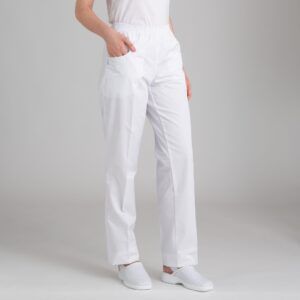 Pantalón sanitario unisex blanco MONZA - OFERTA 2x1